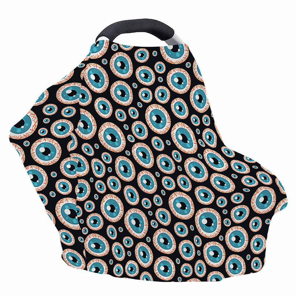 Creepy Eyeball Pattern Print Baby Seat Cover