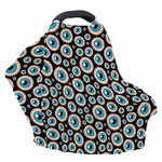 Creepy Eyeball Pattern Print Baby Seat Cover