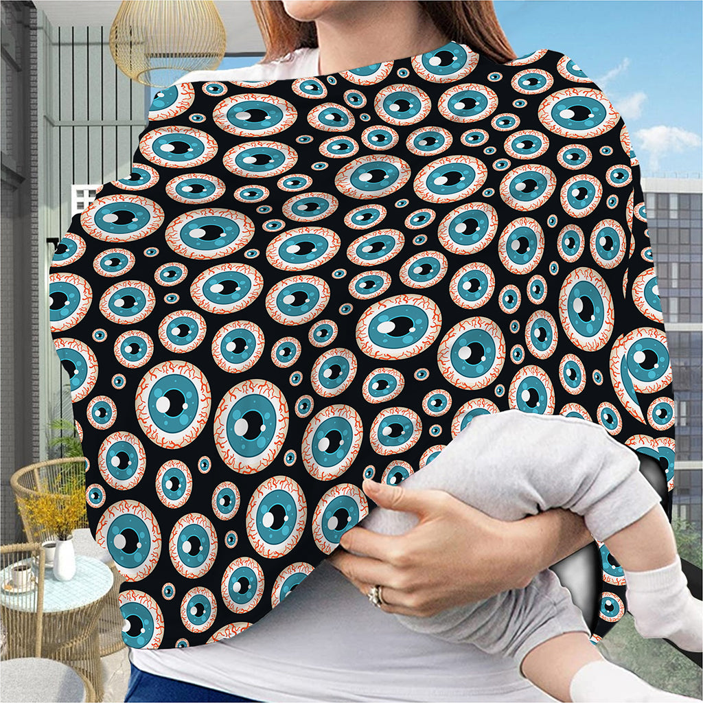 Creepy Eyeball Pattern Print Baby Seat Cover
