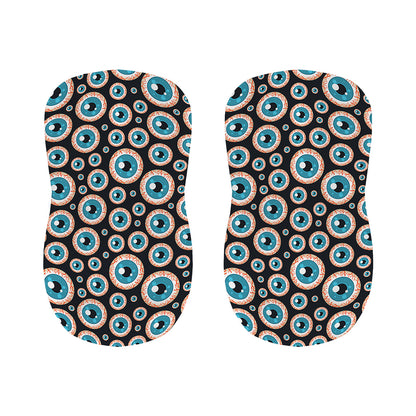Creepy Eyeball Pattern Print Bar Stool Covers