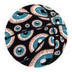 Creepy Eyeball Pattern Print Basketball