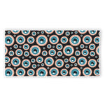 Creepy Eyeball Pattern Print Beach Towel