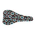 Creepy Eyeball Pattern Print Bicycle Seat Cover