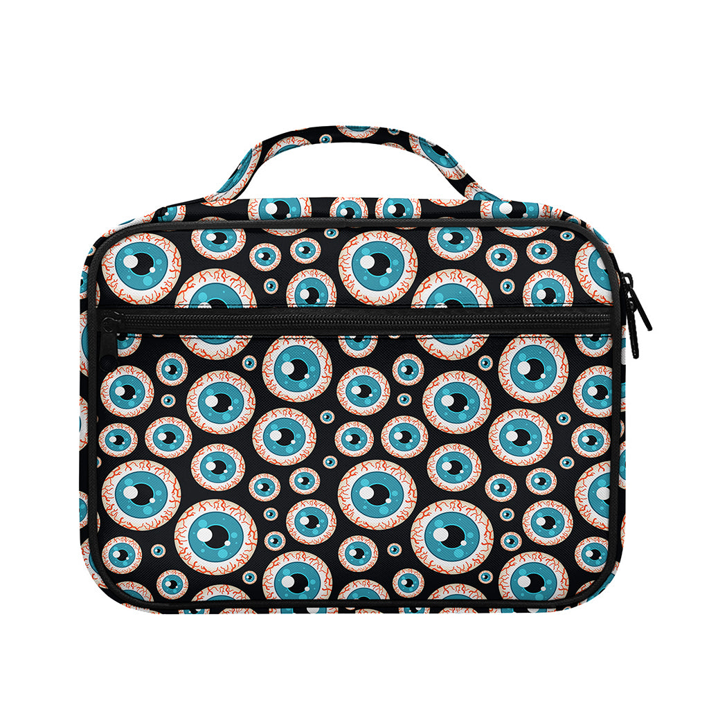Creepy Eyeball Pattern Print Briefcase Bible Bag