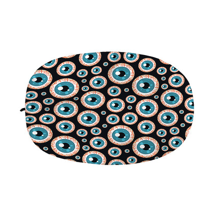 Creepy Eyeball Pattern Print Car Side Mirror Covers