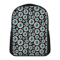 Creepy Eyeball Pattern Print Casual Backpack