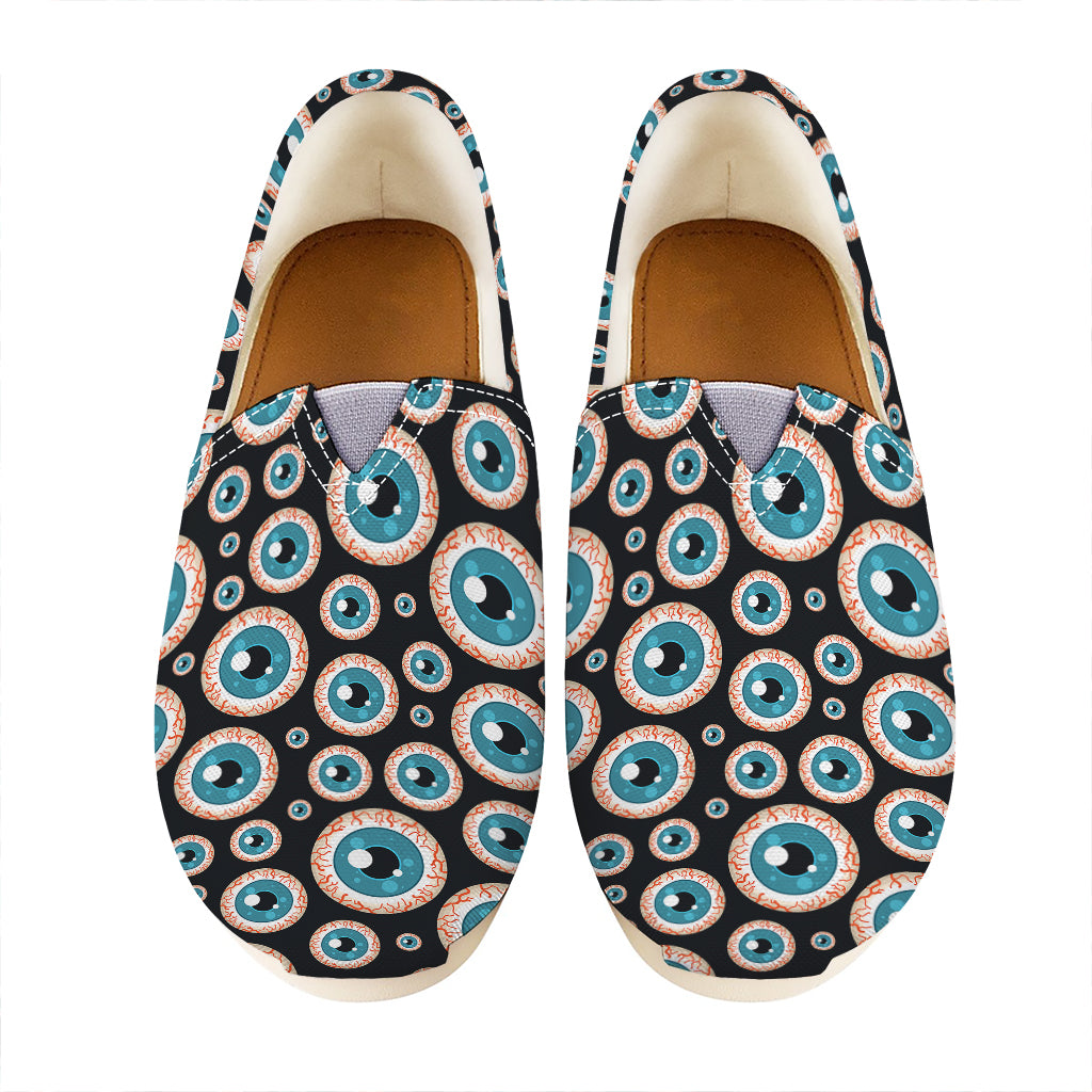 Creepy Eyeball Pattern Print Casual Shoes