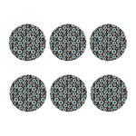 Creepy Eyeball Pattern Print Coaster Set