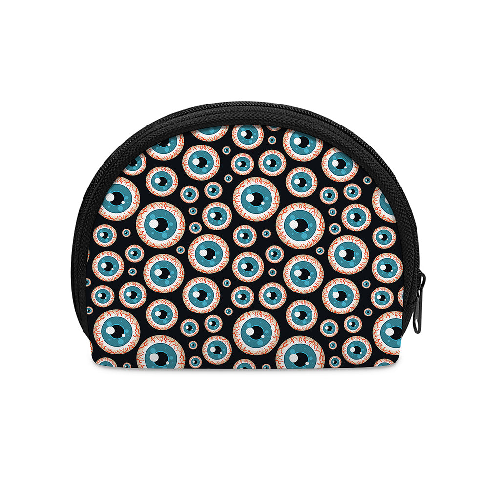 Creepy Eyeball Pattern Print Coin Purse