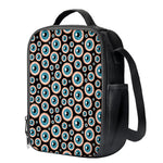 Creepy Eyeball Pattern Print Crossbody Lunch Bag