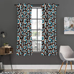 Creepy Eyeball Pattern Print Curtain