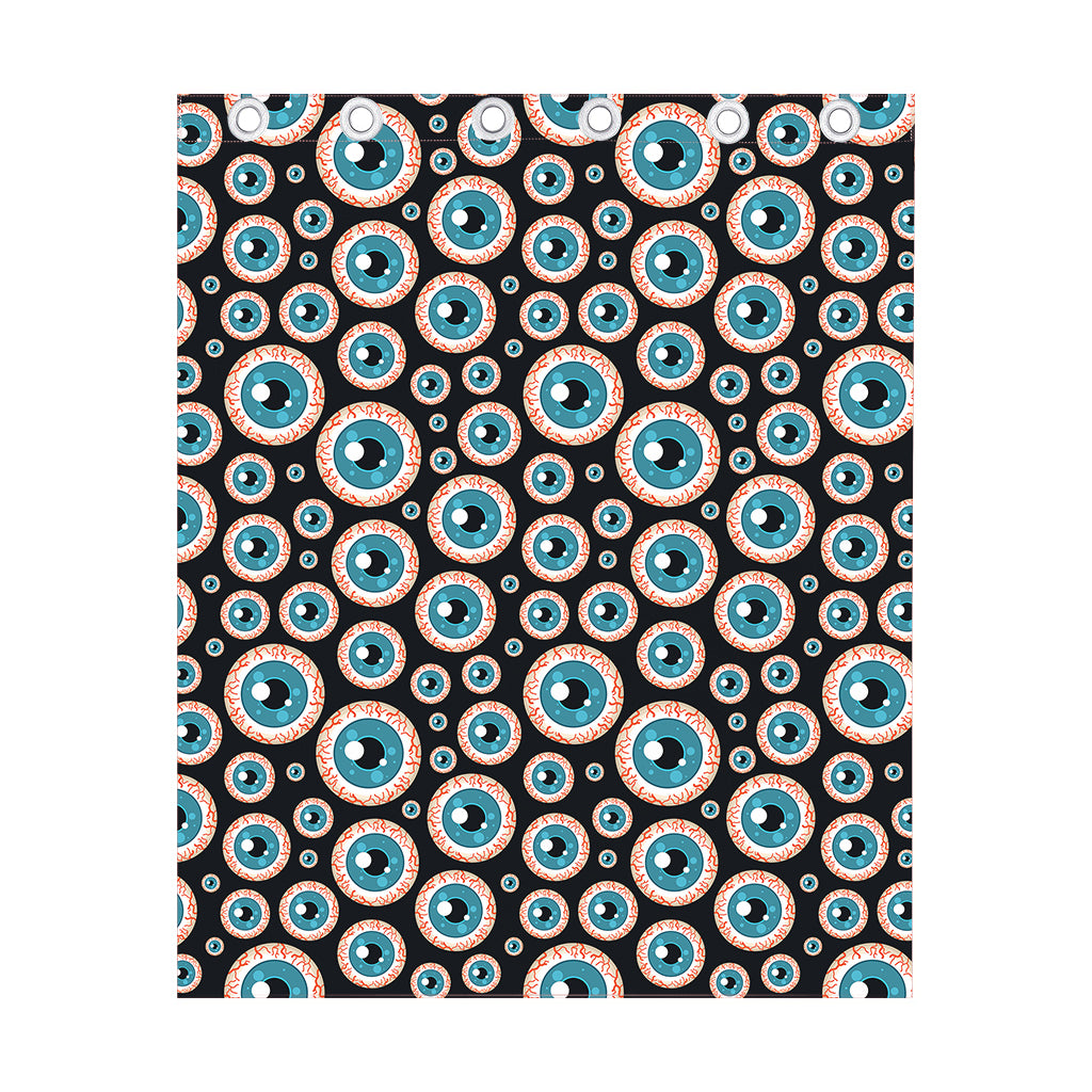 Creepy Eyeball Pattern Print Curtain