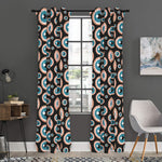 Creepy Eyeball Pattern Print Curtain