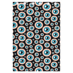 Creepy Eyeball Pattern Print Curtain