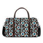 Creepy Eyeball Pattern Print Duffle Bag