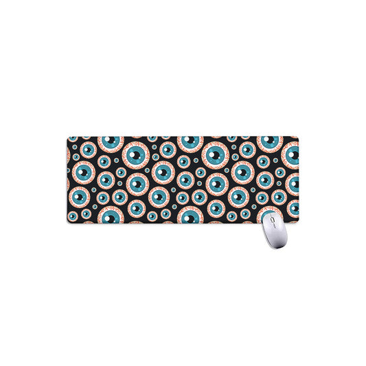 Creepy Eyeball Pattern Print Extended Mouse Pad