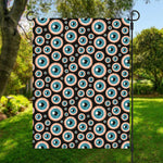 Creepy Eyeball Pattern Print Garden Flag