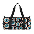 Creepy Eyeball Pattern Print Gym Bag