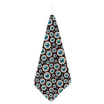 Creepy Eyeball Pattern Print Hand Towel