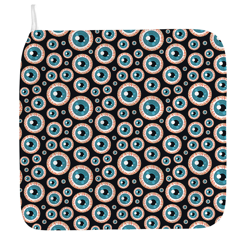 Creepy Eyeball Pattern Print Hand Towel