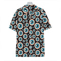 Creepy Eyeball Pattern Print Hawaiian Shirt
