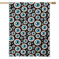 Creepy Eyeball Pattern Print House Flag