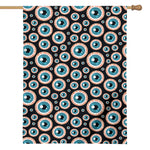 Creepy Eyeball Pattern Print House Flag