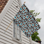 Creepy Eyeball Pattern Print House Flag