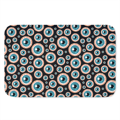 Creepy Eyeball Pattern Print Indoor Door Mat