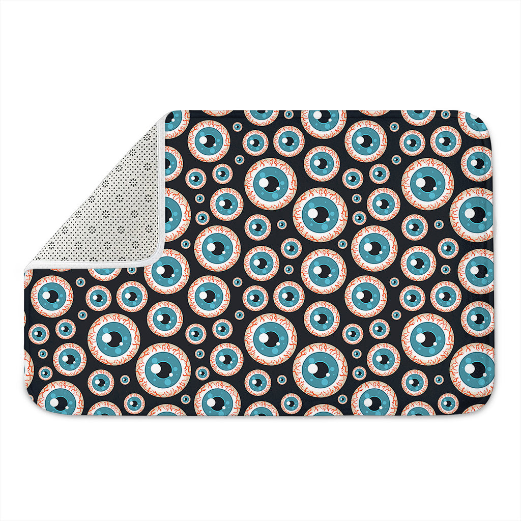 Creepy Eyeball Pattern Print Indoor Door Mat