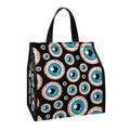 Creepy Eyeball Pattern Print Insulated Lunch Tote