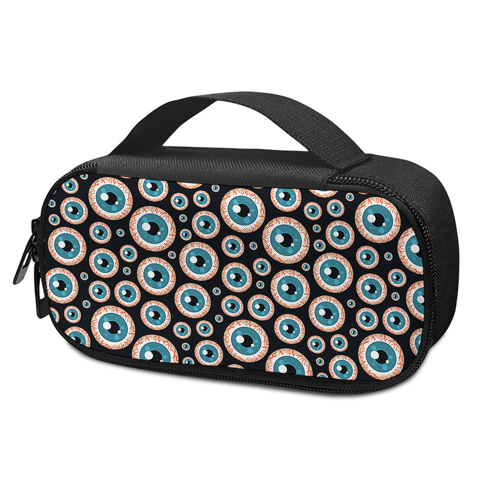 Creepy Eyeball Pattern Print Insulin Cooler Travel Case