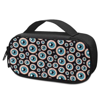 Creepy Eyeball Pattern Print Insulin Cooler Travel Case