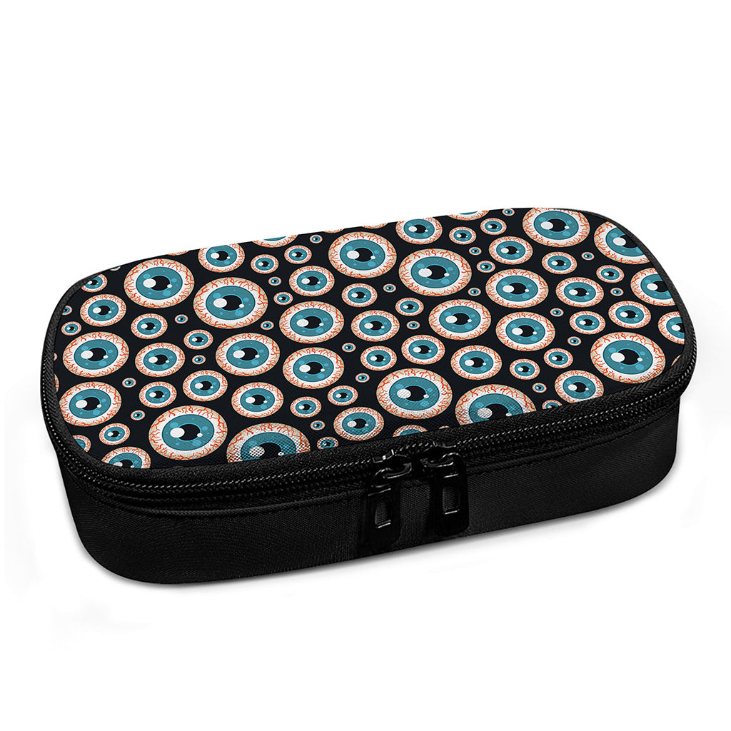 Creepy Eyeball Pattern Print Insulin Cooler Travel Case
