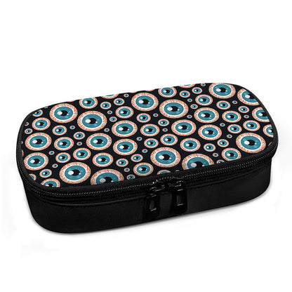 Creepy Eyeball Pattern Print Insulin Cooler Travel Case