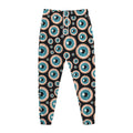 Creepy Eyeball Pattern Print Jogger Pants