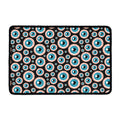 Creepy Eyeball Pattern Print Kitchen Mat