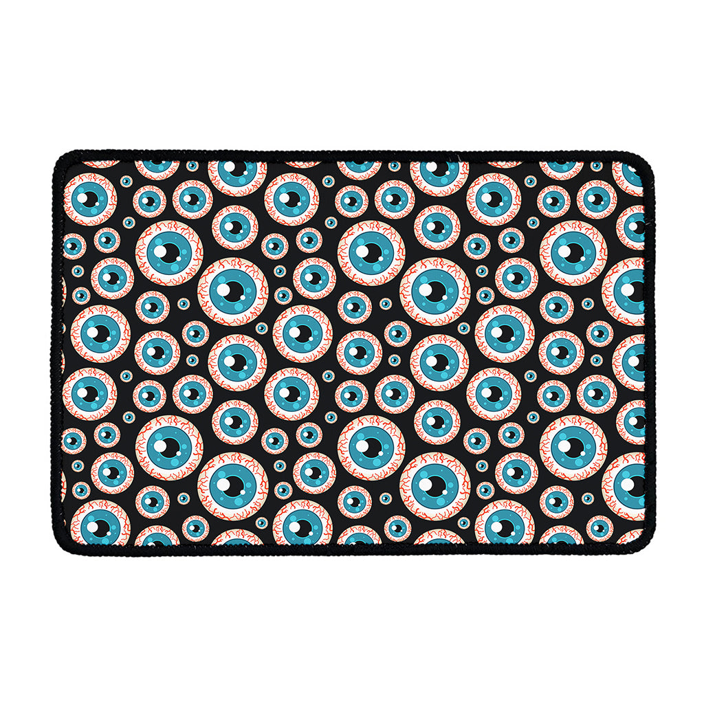 Creepy Eyeball Pattern Print Kitchen Mat
