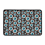 Creepy Eyeball Pattern Print Kitchen Mat
