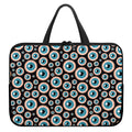 Creepy Eyeball Pattern Print Laptop Sleeve With Handle