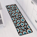 Creepy Eyeball Pattern Print Long Kitchen Mat
