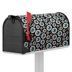 Creepy Eyeball Pattern Print Mailbox Cover