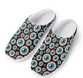 Creepy Eyeball Pattern Print Mesh Casual Shoes