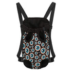 Creepy Eyeball Pattern Print Pet Carrier Backpack