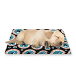 Creepy Eyeball Pattern Print Pet Cooling Mat Cover