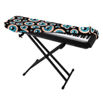 Creepy Eyeball Pattern Print Piano Keyboard Cover