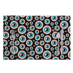 Creepy Eyeball Pattern Print Placemat