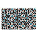 Creepy Eyeball Pattern Print Polyester Doormat