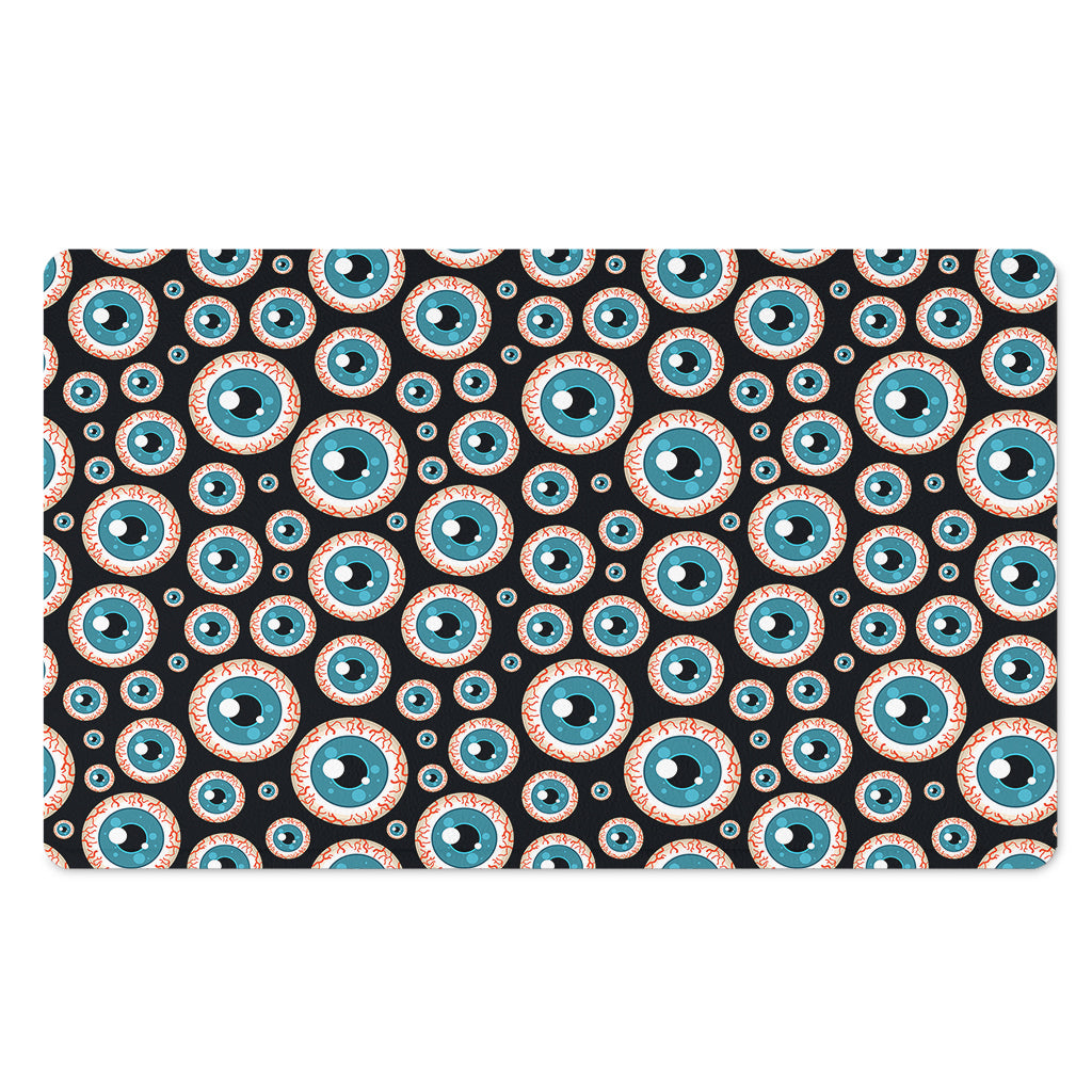 Creepy Eyeball Pattern Print Polyester Doormat