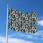 Creepy Eyeball Pattern Print Polyester Flag